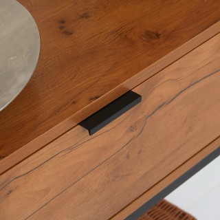 HOMCOM Είσοδος κονσόλας Μινιμαλιστική με Συρτάρι, από Ξύλο και Ατσά... HOMCOM Είσοδος κονσόλας Μινιμαλιστική με Συρτάρι, από Ξύλο και Ατσά...