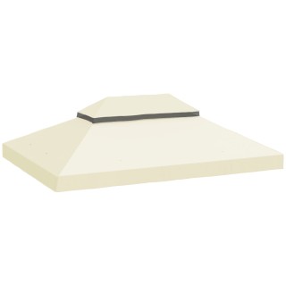 Outsunny Κάλυμμα για Κιόσκι Κήπου 3x4 μ με 2 Επίπεδα από Ύφασμα Ox... Outsunny Κάλυμμα για Κιόσκι Κήπου 3x4 μ με 2 Επίπεδα από Ύφασμα Ox...