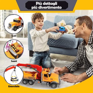 BAKAJI Παιδικό Παιχνιδιάρικο Ρυμουλκό με Φώτα και Ήχους - Φορτηγό Δ... BAKAJI Παιδικό Παιχνιδιάρικο Ρυμουλκό με Φώτα και Ήχους - Φορτηγό Δ...