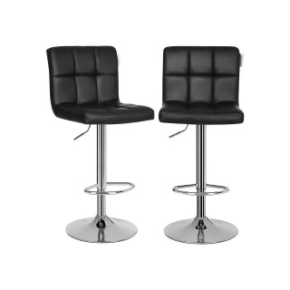 SONGMICS Σετ 2τμχ Σκαμπό Μπαρ με Εργονομική Πλάτη και Υποπόδιο, Ρυ... SONGMICS Σετ 2τμχ Σκαμπό Μπαρ με Εργονομική Πλάτη και Υποπόδιο, Ρυ...