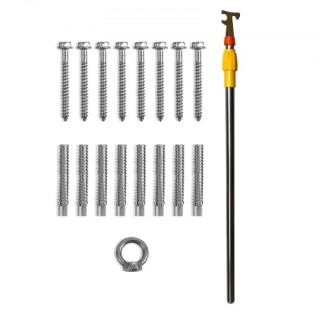 Τηλεσκοπική Σκάλα Σοφίτας VEVOR, 350lb, 39.37 x 23.6, Αλουμινίου, 9... Τηλεσκοπική Σκάλα Σοφίτας VEVOR, 350lb, 39.37 x 23.6, Αλουμινίου, 9...