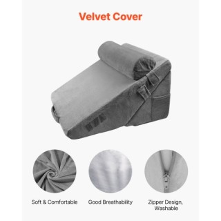 VEVOR Ρυθμιζόμενο Ορθοπεδικό Μαξιλάρι Κλίνης 3 Τεμαχίων για Ύπνο, Π... VEVOR Ρυθμιζόμενο Ορθοπεδικό Μαξιλάρι Κλίνης 3 Τεμαχίων για Ύπνο, Π...