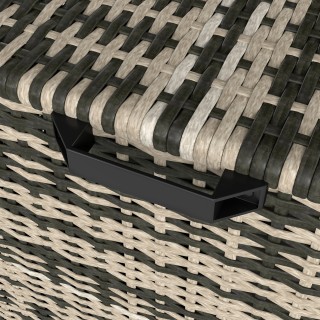 Outsunny Εξωτερικό μπαούλο 350L με 2 επίπεδα και αεροπίστονα, από P... Outsunny Εξωτερικό μπαούλο 350L με 2 επίπεδα και αεροπίστονα, από P...