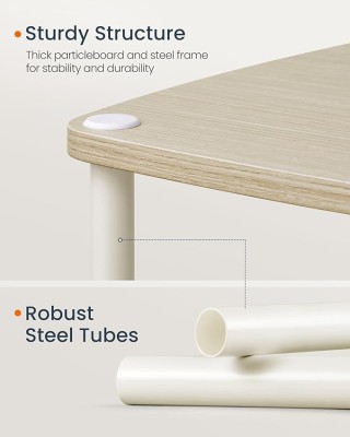 SONGMICS Μοντέρνο Πλαϊνό Τραπέζι 34x30x58cm με 3 Ράφια και Υφασμάτι... SONGMICS Μοντέρνο Πλαϊνό Τραπέζι 34x30x58cm με 3 Ράφια και Υφασμάτι...