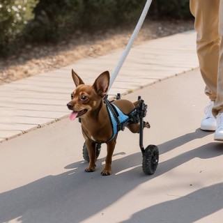 VEVOR Ρυθμιζόμενο Αναπηρικό Καροτσάκι Σκύλου για Πίσω Πόδια VEVOR, ...