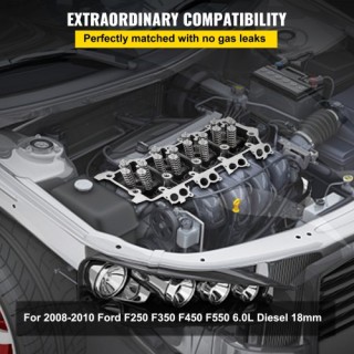 Συναρμολογημένη Κυλινδροκεφαλή VEVOR 6.4L για Ford F250-F550 08-10 ...