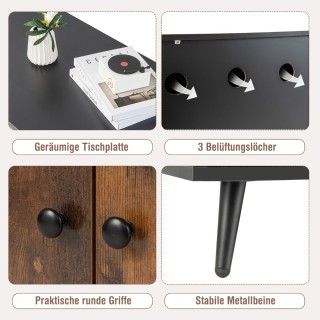 Costway  Κρυψώνα για την άμμο γάτας, μοντέρνο σπίτι γάτας με ντουλά...