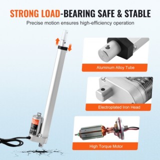 VEVOR  Γραμμικός Ενεργοποιητής 12V 12 1500N 0.19/s IP54  JQXXXZXQ12...