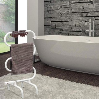 BAKAJI  Ηλεκτρική Θερμαινόμενη Πετσέτα Μπάνιου 2σε1 Στεγνωτήριο Ρού...