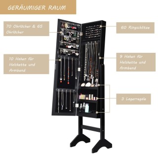 Costway Πολυτελής Καθρέπτης-Κοσμηματοθήκη με Ρυθμιζόμενη Κλίση και... Costway Πολυτελής Καθρέπτης-Κοσμηματοθήκη με Ρυθμιζόμενη Κλίση και...