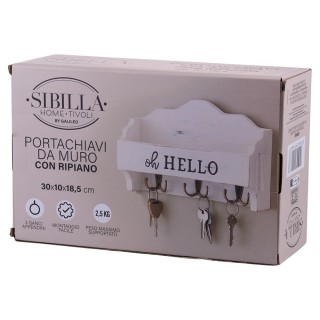 Galileo Κρεμάστρα Τοίχου με 3 Γάντζους και Ράφι για Γράμματα από MD... Galileo Κρεμάστρα Τοίχου με 3 Γάντζους και Ράφι για Γράμματα από MD...