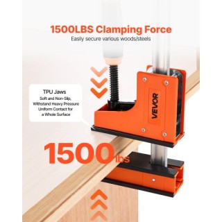 VEVOR Σετ Σφιγκτήρων Ξυλουργικής 76.2 cm (2 Τεμάχια) - Ομοιόμορφη Π...