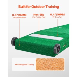 VEVOR Φορητός Λόφος Εκπαίδευσης Ρίψης για Μπέιζμπολ και Σόφτμπολ ZF...