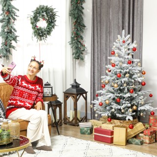 HOMCOM Χριστουγεννιάτικο Δέντρο Χιονισμένο Ύψους 150 cm με Ρεαλιστι... HOMCOM Χριστουγεννιάτικο Δέντρο Χιονισμένο Ύψους 150 cm με Ρεαλιστι...