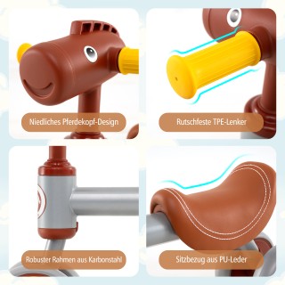 Costway Παιδικό Τετράτροχο Ποδήλατο Ισορροπίας χωρίς Πεντάλ για 18-... Costway Παιδικό Τετράτροχο Ποδήλατο Ισορροπίας χωρίς Πεντάλ για 18-...