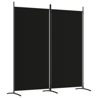 vidaXL Διαχωριστικό Δωματίου με 2 Πάνελ Μαύρο 175x180 εκ. από Ύφασμ... vidaXL Διαχωριστικό Δωματίου με 2 Πάνελ Μαύρο 175x180 εκ. από Ύφασμ...