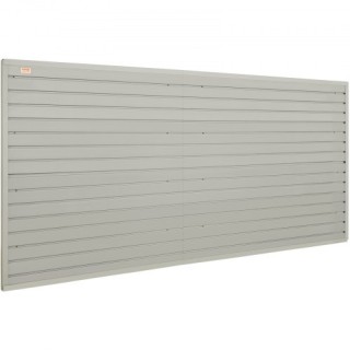 Πάνελ Slatwall VEVOR με Γάντζους, 4 ft x 1 ft Γκρι (Σετ 8) για Οργά...