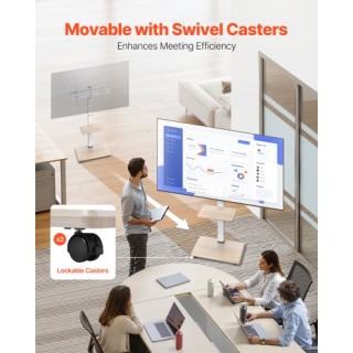 VEVOR Κινητό Τρόλεϊ Τηλεόρασης για Οθόνες 32-70 ιντσών έως 40 κιλά ...