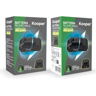 Kooper Μπαταρία 2000 mAh για Ηλεκτρικά Εργαλεία Κήπου KooGreen Koop...