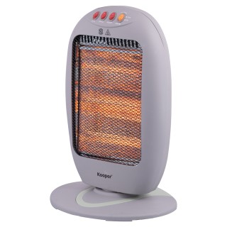 Kooper Ηλεκτρική σόμπα 3 στοιχεία θέρμανσης περιστρεφόμενη βάση αντ...