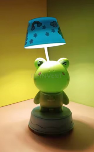 Παιδικό Φωτάκι Νυκτός – Μπλε Βατραχάκι LED 10,4 x 10,4 x 18,3 cm 59...