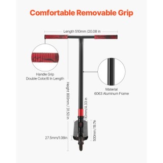 VEVOR Σκούτερ Κόλπων Δρόμου για Παιδιά & Ενήλικες με Διπλό Κατάστρω... VEVOR Σκούτερ Κόλπων Δρόμου για Παιδιά & Ενήλικες με Διπλό Κατάστρω...