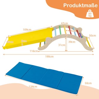 Costway Σετ 3 σε 1 Παιδική Σκάλα Αναρρίχησης με Αναστρέψιμη Ράμπα ... Costway Σετ 3 σε 1 Παιδική Σκάλα Αναρρίχησης με Αναστρέψιμη Ράμπα ...