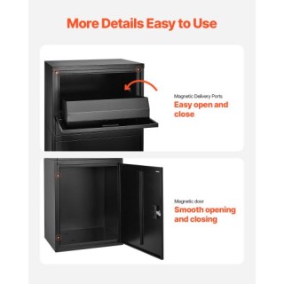VEVOR Κουτί Παράδοσης Δεμάτων 38.6 in με Κλειδαριά Εξωτερικού Χώρου...