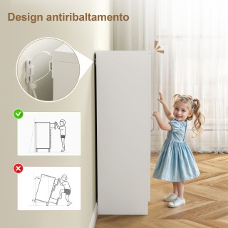 HOMCOM Ντουλάπα Παπουτσιών με 6 Ρυθμιζόμενα Ράφια σε Λευκό Ξύλο, 55... HOMCOM Ντουλάπα Παπουτσιών με 6 Ρυθμιζόμενα Ράφια σε Λευκό Ξύλο, 55...