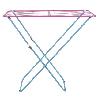 Galileo Στεγνωτήρας μεταλλικός μπλε και φούξια πτυσσόμενος για 2 πλ...