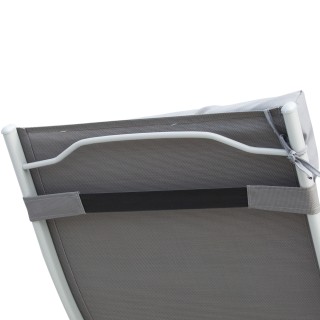 Outsunny Πτυσσόμενη ξαπλώστρα κήπου με στρώμα πλάτης 7 ξαπλώστρες 8...