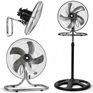 BAKAJI Ανεμιστήρας Manila 3 σε 1 με Ατσάλινες Πτέρυγες, Περιστρεφόμ...