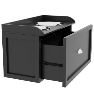 PawHut Ανυψωμένα Μπολ για Σκύλους από Ανοξείδωτο Ατσάλι και Ξύλο μ... PawHut Ανυψωμένα Μπολ για Σκύλους από Ανοξείδωτο Ατσάλι και Ξύλο μ...