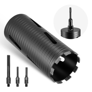 VEVOR Διαμαντοτρύπανο Κορωνάκι 102mm, Βάθος 241mm, Σπείρωμα M16 QXZ...