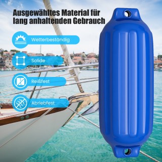 Costway  Ναυτικός Προστατευτικός Προφυλακτήρας PVC με Ενισχυμένη Αν...