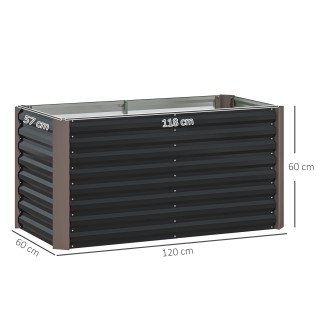 Outsunny Υπερυψωμένο Παρτέρι Σετ 2 Ορθογώνια Κομμάτια χωρίς Πάτο, ... Outsunny Υπερυψωμένο Παρτέρι Σετ 2 Ορθογώνια Κομμάτια χωρίς Πάτο, ...