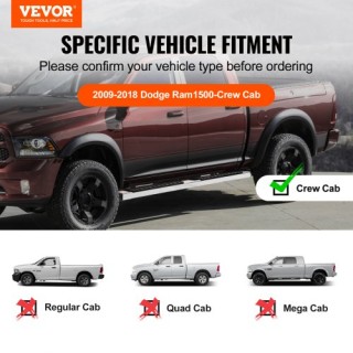 Σκαλοπάτια VEVOR 6 για Dodge Ram 1500/2500/3500 (2009-2023) Crew Ca...
