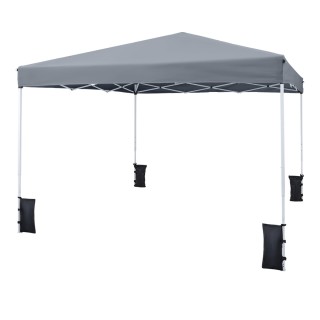 Costway Πτυσσόμενο Pop-Up Pavilion 290 x 290 cm με Ρυθμιζόμενο Ύψος...