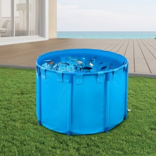 VEVOR Φορητή Δεξαμενή Ψαριών από Καμβά 448.8 Γαλ. DSYCLS15MZJ1IJQEO...