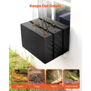 VEVOR Κάλυμμα Κλιματιστικού Αδιάβροχο με Ρυθμιζόμενο Λουρί 530 x 40...