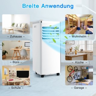 Costway Φορητό Κλιματιστικό 4 σε 1 με Χρονοδιακόπτη & Αθόρυβη Λειτ... Costway Φορητό Κλιματιστικό 4 σε 1 με Χρονοδιακόπτη & Αθόρυβη Λειτ...