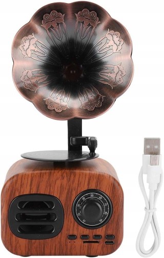 SPM Ρετρό Γραμμόφωνο Bluetooth Ραδιόφωνο SD USB Ασύρματο Ηχείο 1200... SPM Ρετρό Γραμμόφωνο Bluetooth Ραδιόφωνο SD USB Ασύρματο Ηχείο 1200...