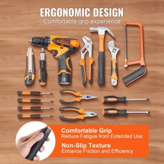 VEVOR Σετ Εργαλείων 146 Τεμαχίων με Ηλεκτρικό Τρυπάνι και Θήκη JYG... VEVOR Σετ Εργαλείων 146 Τεμαχίων με Ηλεκτρικό Τρυπάνι και Θήκη JYG...
