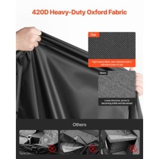 VEVOR Κάλυμμα Εξωτερικών Επίπλων 420D Ανθεκτικό στην Υγρασία 126x12...