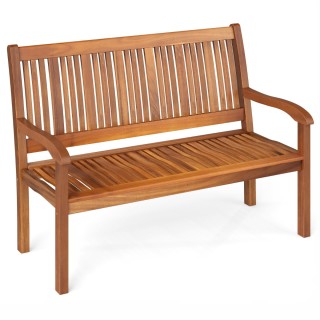 Costway Ξύλινος Πάγκος Κήπου από Ακακία με Εργονομικό Σχεδιασμό και... Costway Ξύλινος Πάγκος Κήπου από Ακακία με Εργονομικό Σχεδιασμό και...