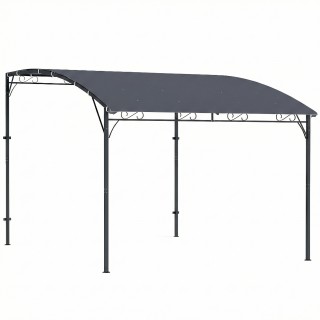 Outsunny Κιόσκι Πέργκολα 3,8 x 2,8 μ. με 16 Οπές Αποστράγγισης, Μετ... Outsunny Κιόσκι Πέργκολα 3,8 x 2,8 μ. με 16 Οπές Αποστράγγισης, Μετ...