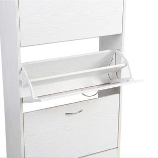 BAKAJI Παπουτσοθήκη 3 Πόρτες Ράφια Διπλού Βάθους Ξύλο MDF 63x24x11... BAKAJI Παπουτσοθήκη 3 Πόρτες Ράφια Διπλού Βάθους Ξύλο MDF 63x24x11...