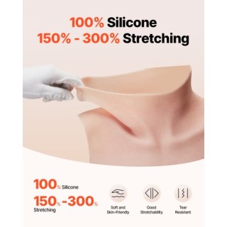 VEVOR Σιλικόνη Στήθος C-Cup Ψεύτικο για Cosplay Drag Queen GJYXJKGL...