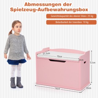 Costway Πολυχρηστικό Κουτί Αποθήκευσης Παιχνιδιών με Καπάκι Ασφαλεί... Costway Πολυχρηστικό Κουτί Αποθήκευσης Παιχνιδιών με Καπάκι Ασφαλεί...