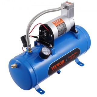 Συμπιεστής Αέρα VEVOR 12V με Δοχείο 6L, 120 psi για Κόρνες & Ελαστι...